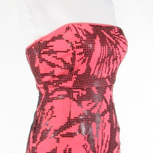 Pink TIBI NEW YORK sheath dress 2 - Picture 4 of 8